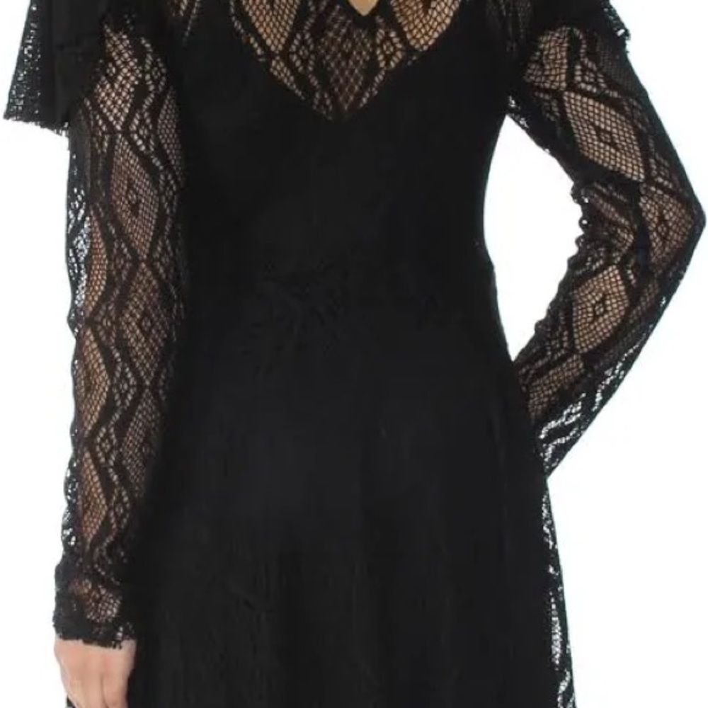 Free People Black Lace Dress - Picture 3 of 9